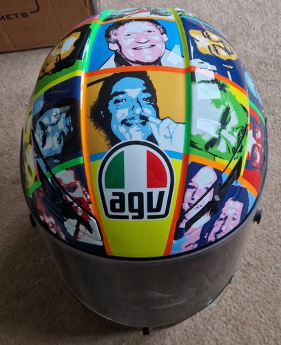 Rossi faces helmet - faces, gp