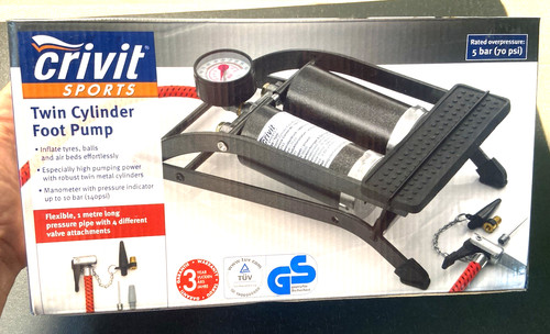 New crivit twin - cylinder, foot