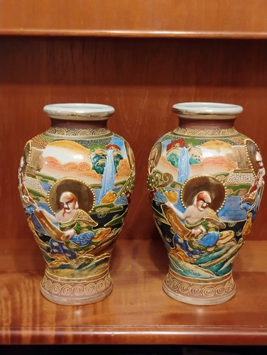 Japanese satsuma pair - japanese,