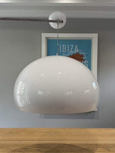 Kartell fly pendant - fly, white