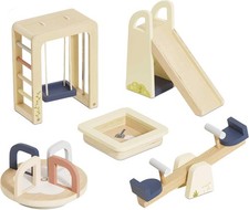 Le Toy Van - Wooden Dolls house Outdoor Play Furniture | Girls & Boys 5 Piece O