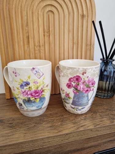 Floral dunlevy mugs set - floral,