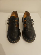 Dr Martens 12916 Mary Jane Black Double Buckle Women's UK Size 5
