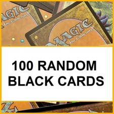 MTG 100 Random Black Cards