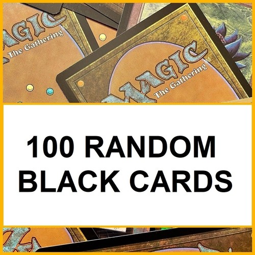 Mtg 100 random black cards - random,