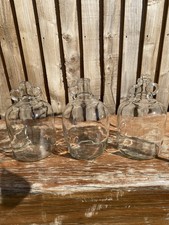 Three 2 Litre Glass Demijohns