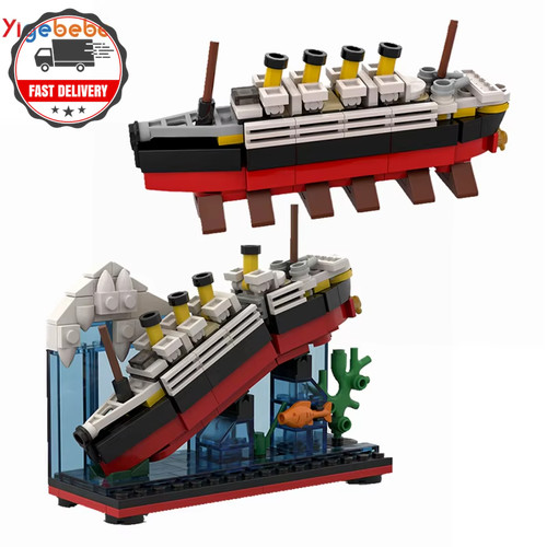Titanic building blocks - building, set