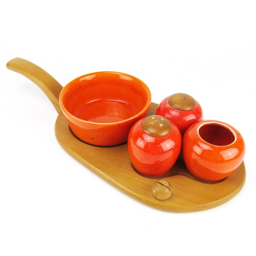 Jie gantofta pottery spice - pottery, set