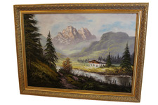 German Oil Painting Landscape