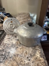Vintage Wagner Ware Sidney -O- Magnalite 4248P Dutch Oven 5qt Roaster W/Insert