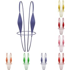 Brand New Womens Swimwear Sexy Sling Shot Solid Color Summer Swimsuit Thong