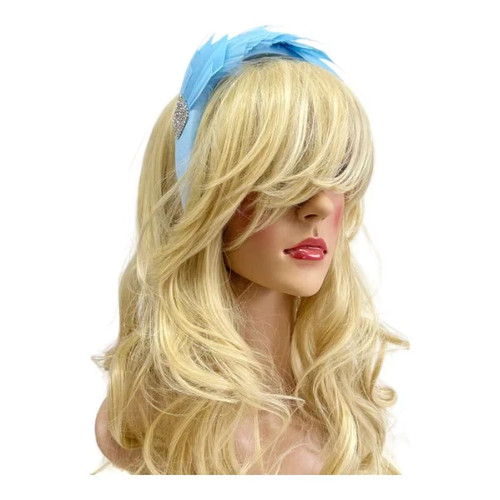 Feather fascinator alice band - alice,