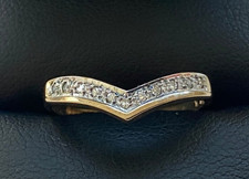 Vintage 9ct Gold Diamond ring