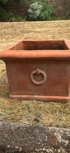 Large terracotta planter 40cm - terracotta,