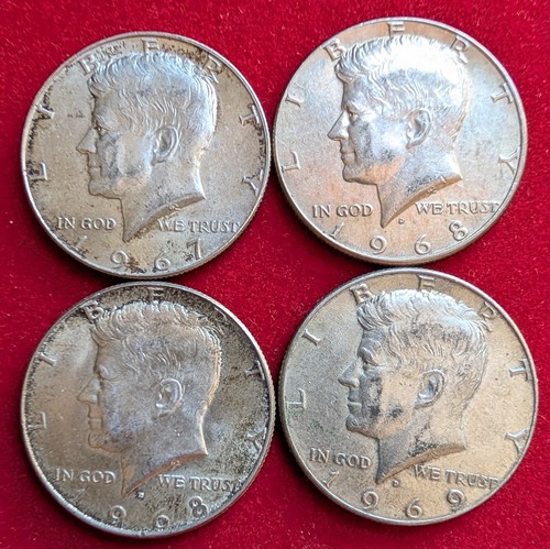 Kennedy silver half dollar - silver,