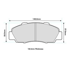 Ferodo DS2500 Front Brake Pads
