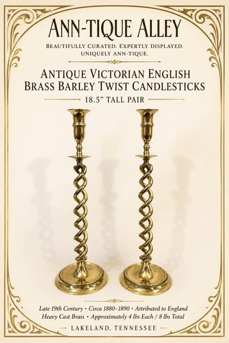Antique victorian solid brass - victorian,