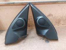 PAIR OF PEUGEOT 206 GTi 180 STANDARD FRONT TWEETERS WITH COVERS SPEAKERS 206 HDi