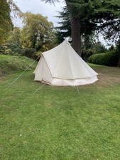 5m canvas bell tent