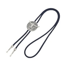 Western Styles Bullhead Bolo Tie Necklace Tie for Casual and Theme Party Wear