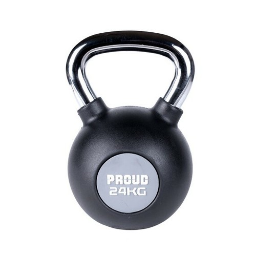 Rubber and chrome 24kg - rubber,
