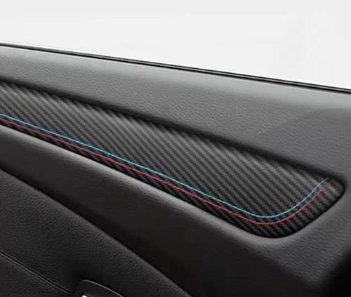 Carbon fibre door card - carbon,