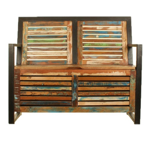 Reclaimed monks bench urban - monks,
