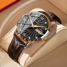 Men's Quartz Watches Leather