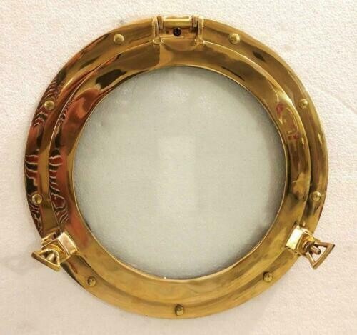 Brass finish window - finish, 17"