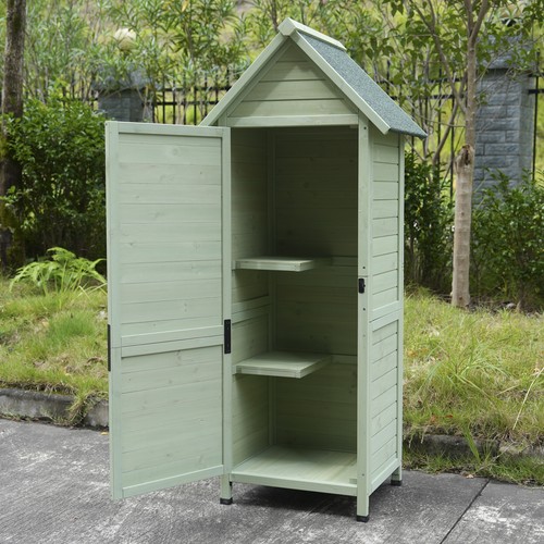 Outdoor wooden storage - wooden, shed