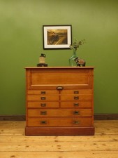 Antique Architects Plan Chest