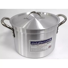 60CM Heavy Duty 23.6'' Catering Casserole Aluminium Cooking Pot Ground Base 100L