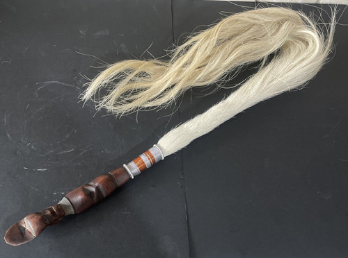 Vintage african horse hair fly - hair,