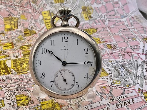 Omega pocket watch silver - omega,