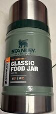 Stanley Classic Food Jar 24oz Vacuum Thermos Camping/Work Lunch- Green HOT/COLD