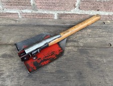 Vintage Folding Trenching Shovel Spade Camping Metal Detecting Old Tool