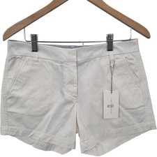 Henri Lloyd Ruby Chino Shorts White Cotton Blend Size S