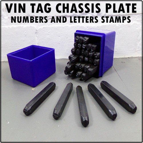 Number letter stamp garage - stamp,