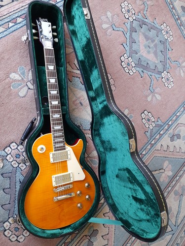 Upgraded burny les paul - les,