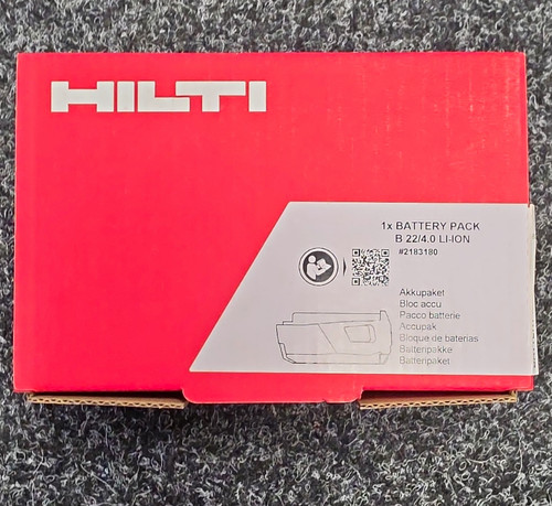 Hilti 22v 4 0ah - b, 4.0ah