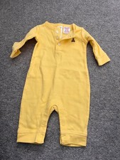 Gap yellow full babygrow NWT Premature