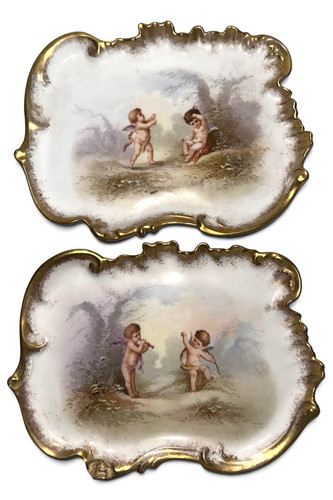 Pair limoges porcelain - limoges,