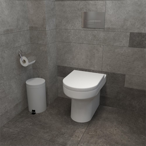 Bathroom back wall - bathroom, to