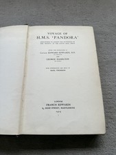 Voyage of H.M.S. ‘PANDORA’ 1790-1, 1st edition 1915, H/B rare, mutiny HMS bounty