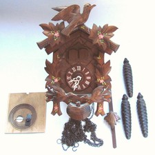 Anton Schneider Sohne Musical Dancing Wooden German Black Forest Cuckoo Clock