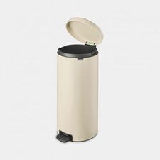Trash Can Brabantia NewIcon 30L Beige Pedal Quiet Close 