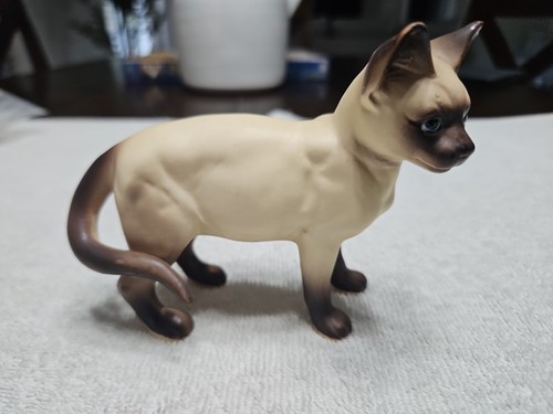 Siamese cat ceramic - , figurine