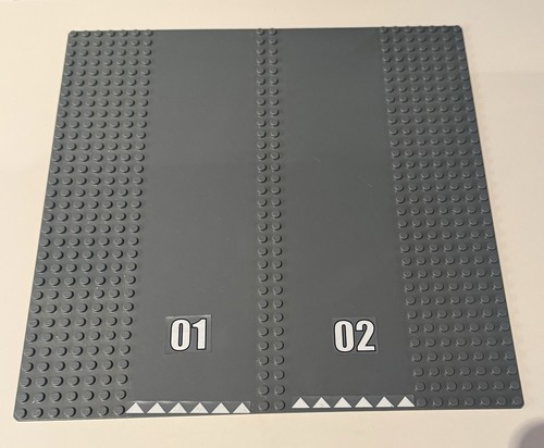Lego dark grey - dark, plate