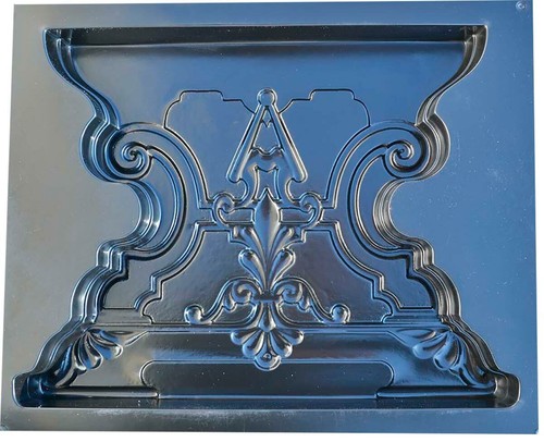 Concrete mold bench - concrete, for