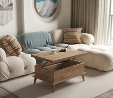 Magic Walnut Extendable Coffee & Dining Table 6 in 1